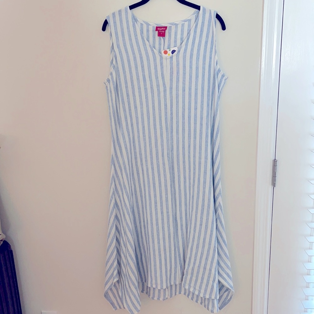 Toofan midi high low dress
